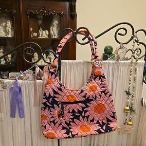 Vera Bradley Floral Pink Quilted Women's Bag